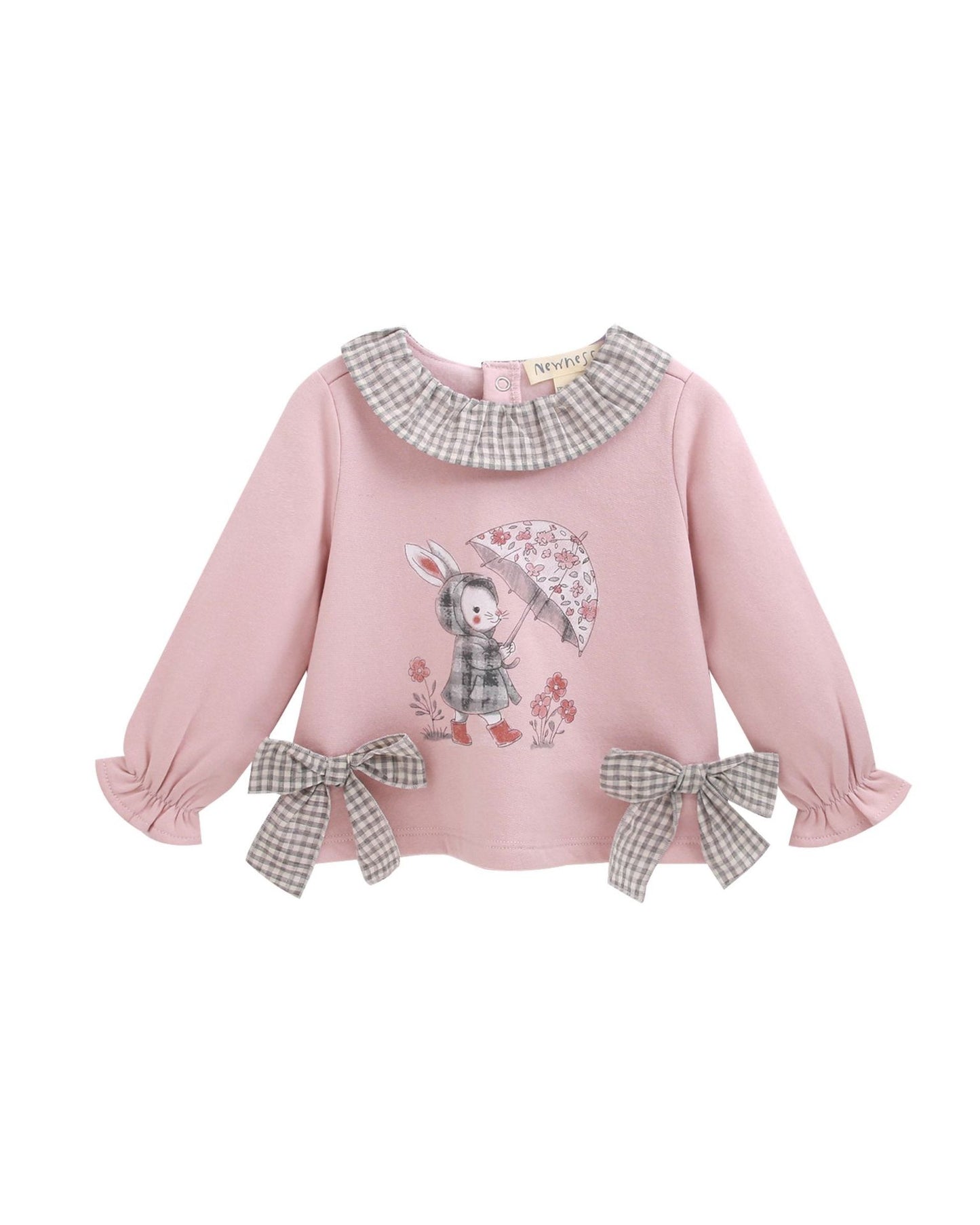Sudadera bebé niña conejita paraguas - Newness invierno
