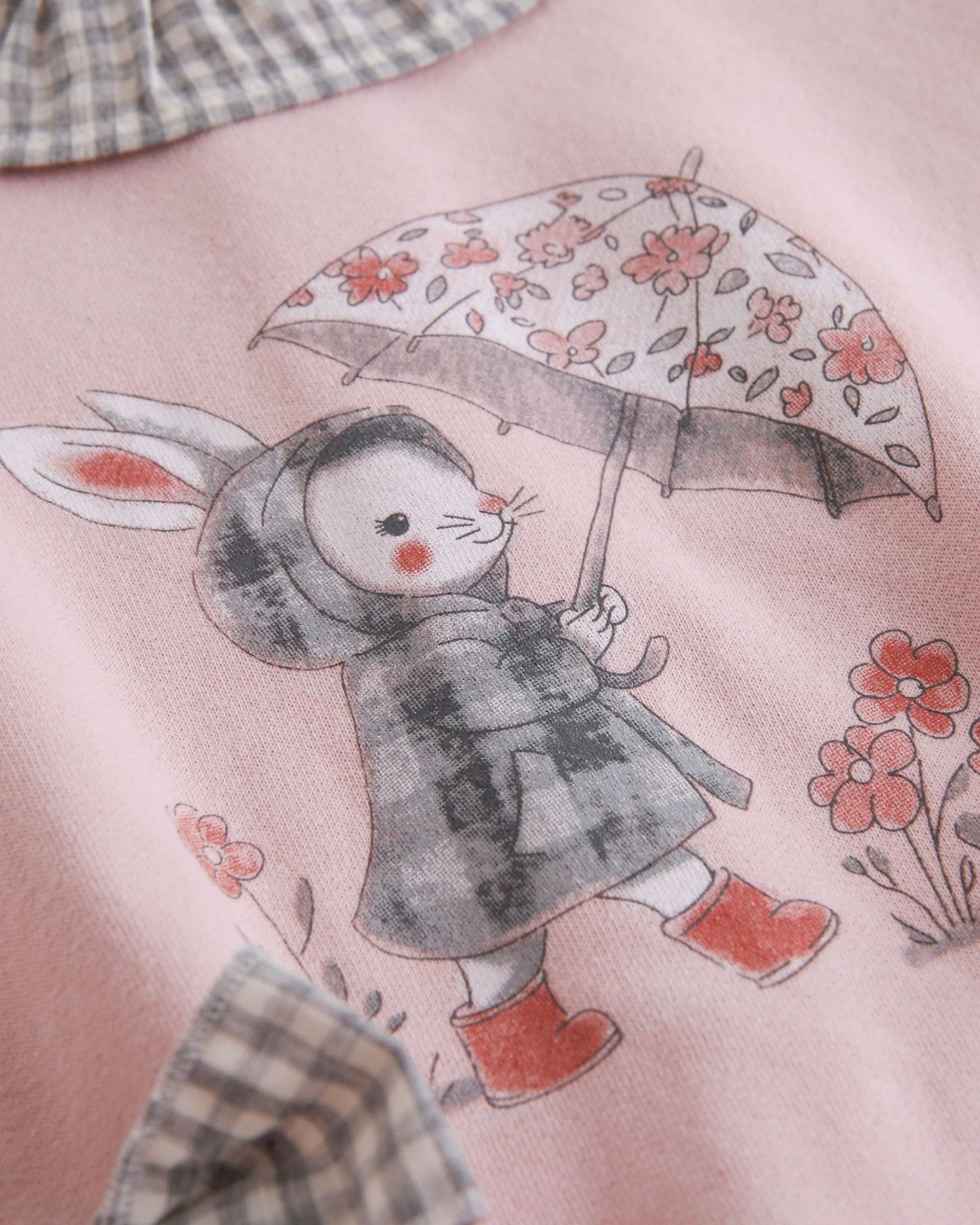 Sudadera bebé niña conejita paraguas - Newness invierno