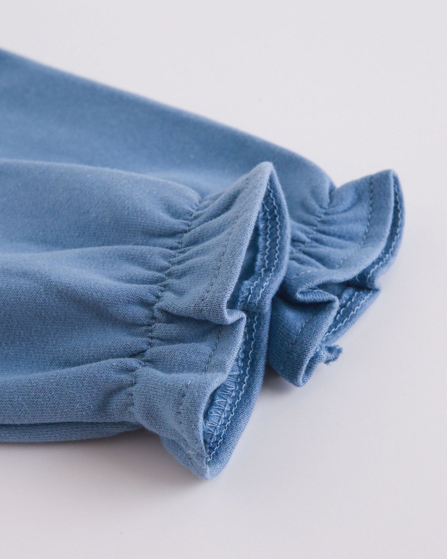 Sudadera bebé niña azul flores  - Newness