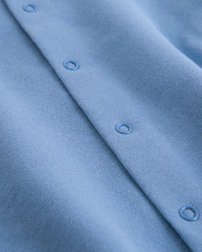Sudadera bebé niña azul flores  - Newness