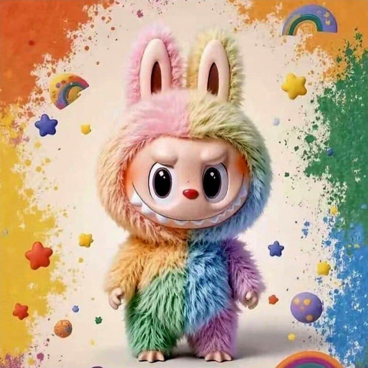 Caja misteriosa de Labubu de colores 4 generación