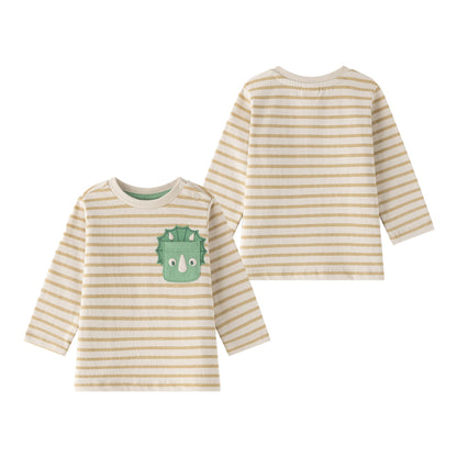 Camiseta rayas Dino de niño - Newness