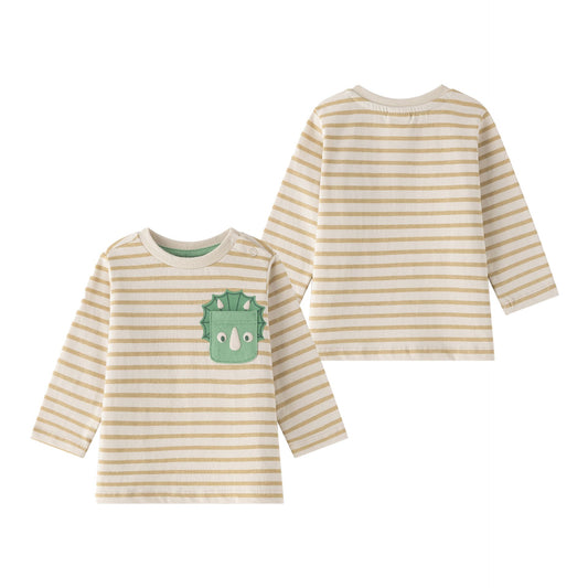 Camiseta rayas Dino de niño - Newness