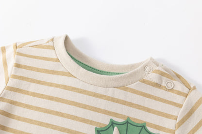 Camiseta rayas Dino de niño - Newness
