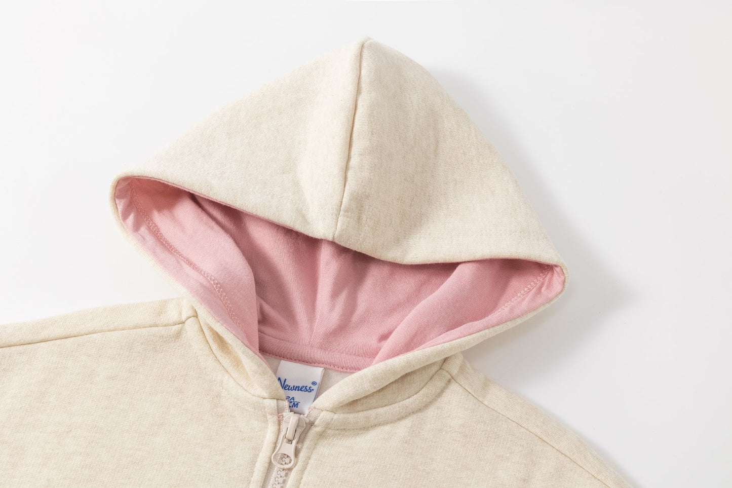 Sudadera niña rosa con bolsillos  - Newness