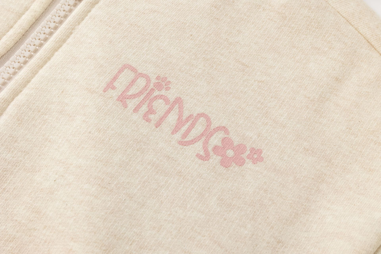 Sudadera niña rosa con bolsillos  - Newness