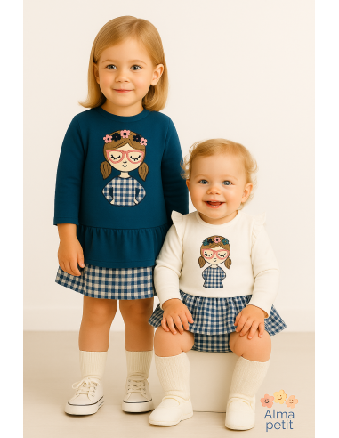 Vestido niña con gafas - Alma Petit