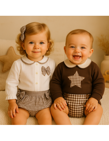 Conjunto niño marrón Vichi