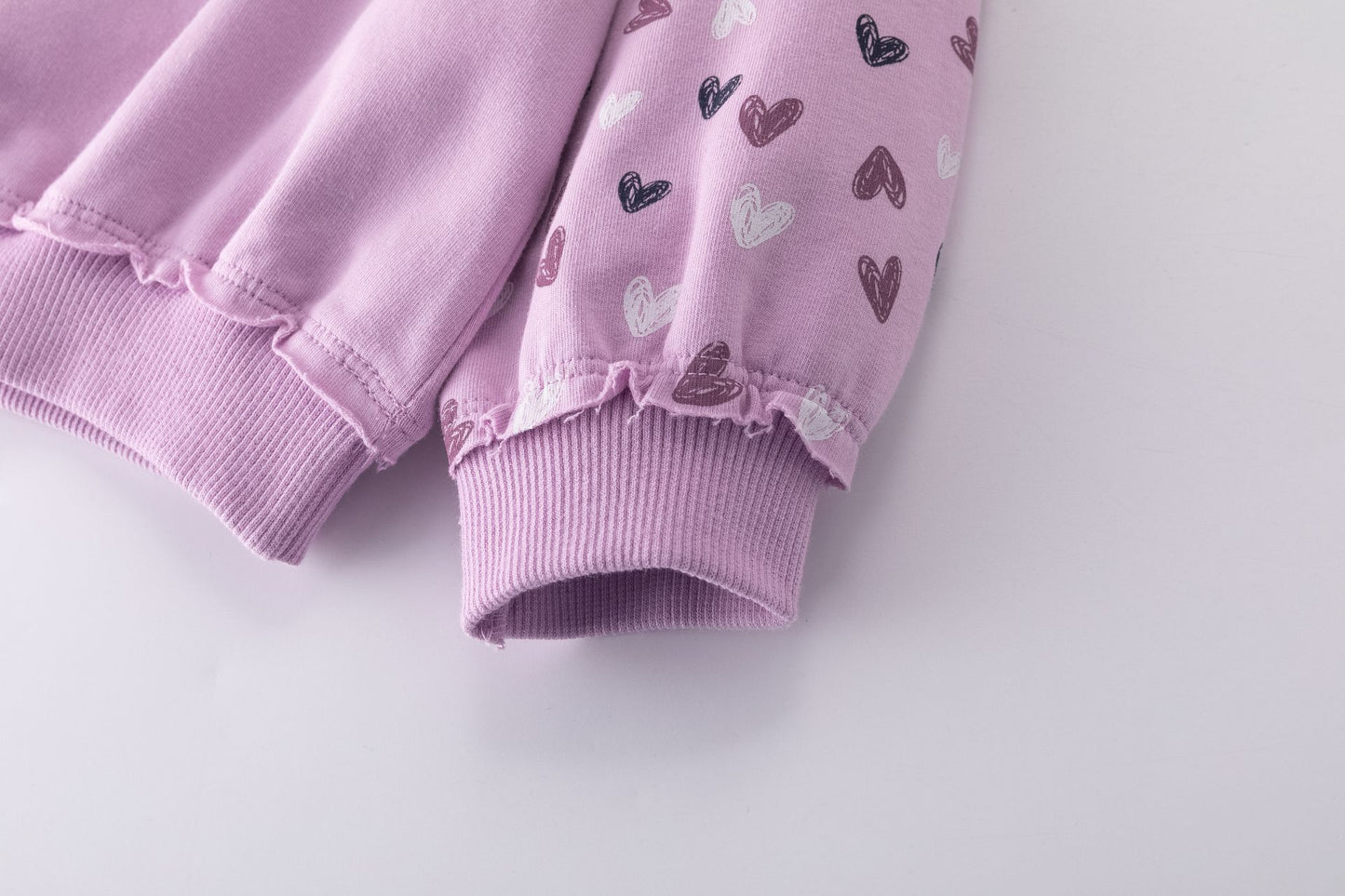 Chandal niña corazones en lila - Newness