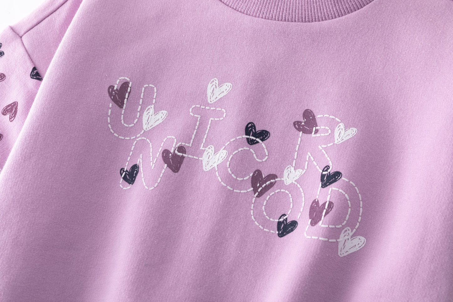 Chandal niña corazones en lila - Newness