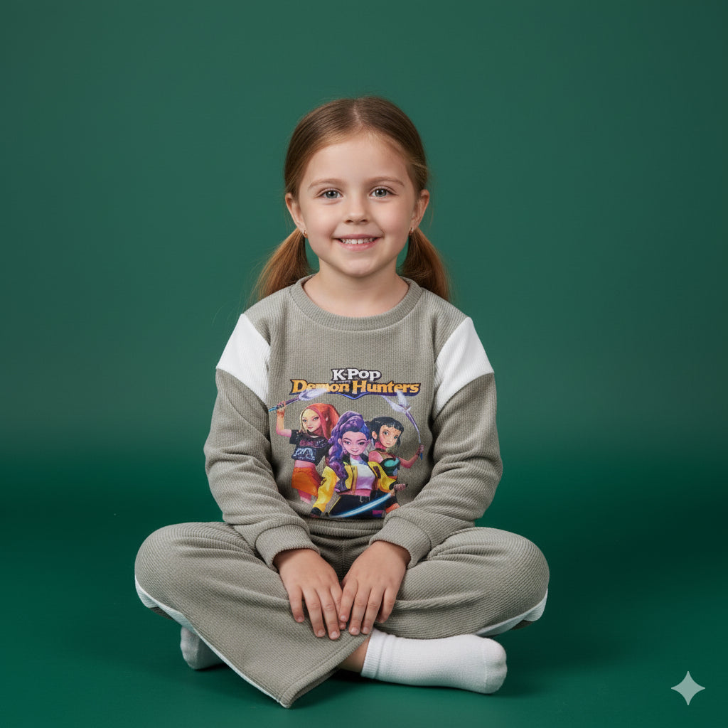 Chandal de niña K- Pop color arena - Pronta Moda