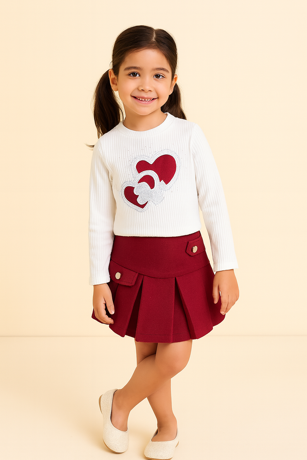 Conjunto de suéter y falda pantalón - Pronta Moda