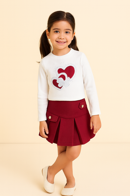 Conjunto de suéter y falda pantalón - Pronta Moda