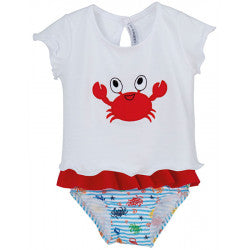 Conjunto de camiseta y bañador de Calamaro