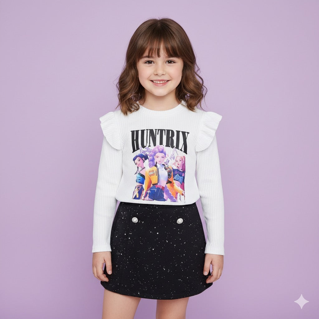 Conjunto falta pantalón K-pop - Pronta Moda