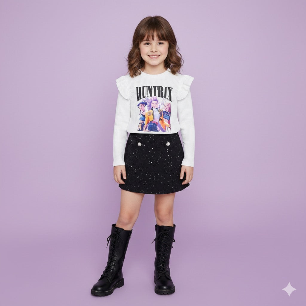Conjunto falta pantalón K-pop - Pronta Moda