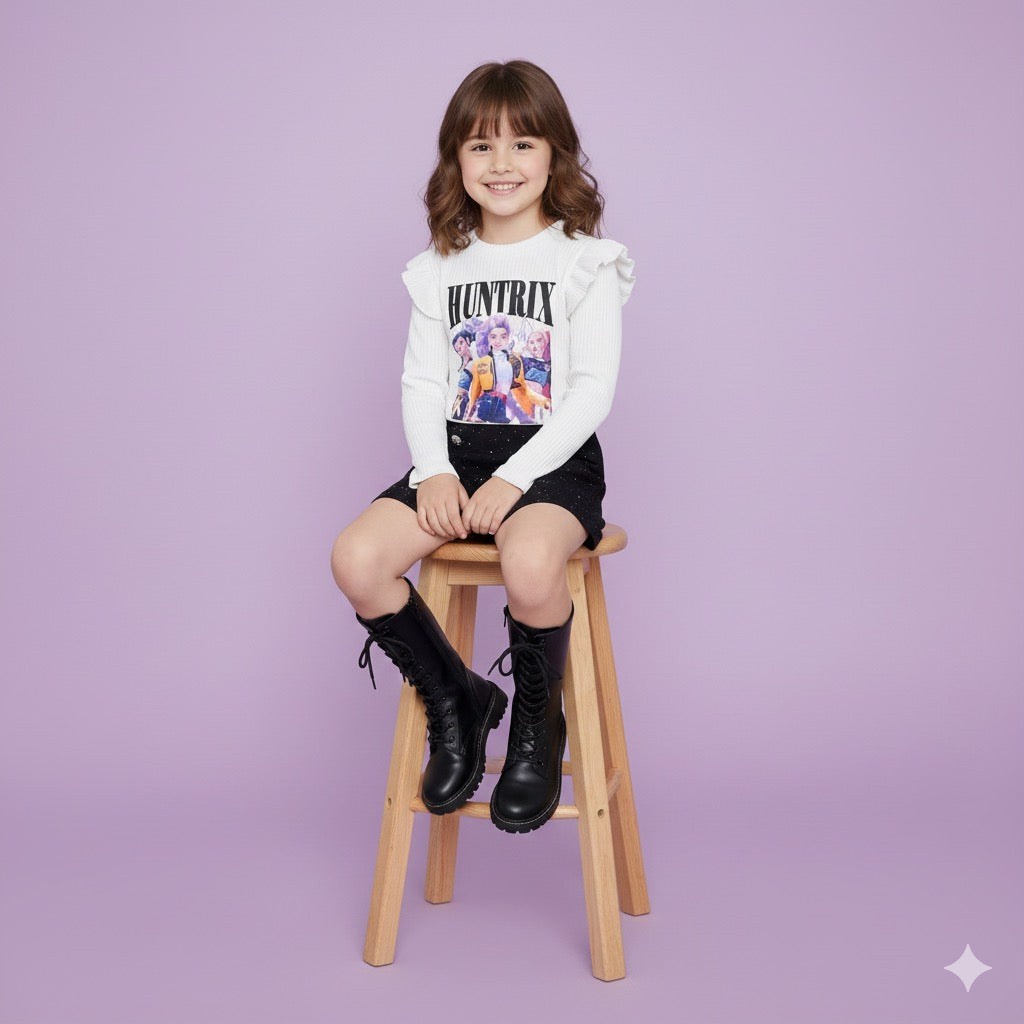 Conjunto falta pantalón K-pop - Pronta Moda