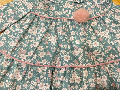 Vestido niña bebé con estampado floral - Basmarti invierno 2024