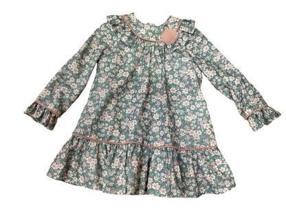 Vestido floral de niña - Basmarti invierno 2024