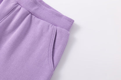 Pantalón chandal bebé unicornio en morado - Newness invierno