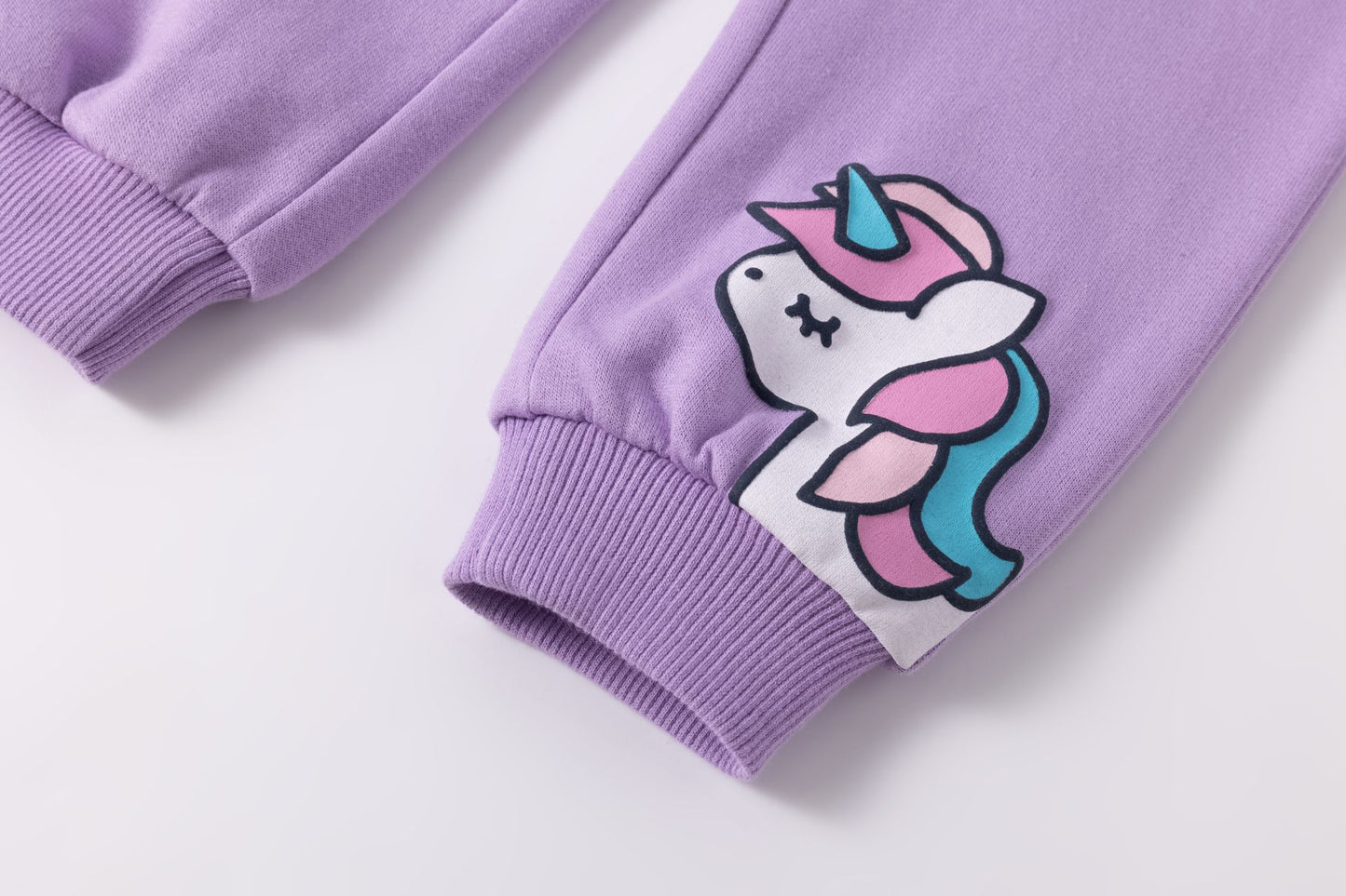 Pantalón chandal bebé unicornio en morado - Newness invierno