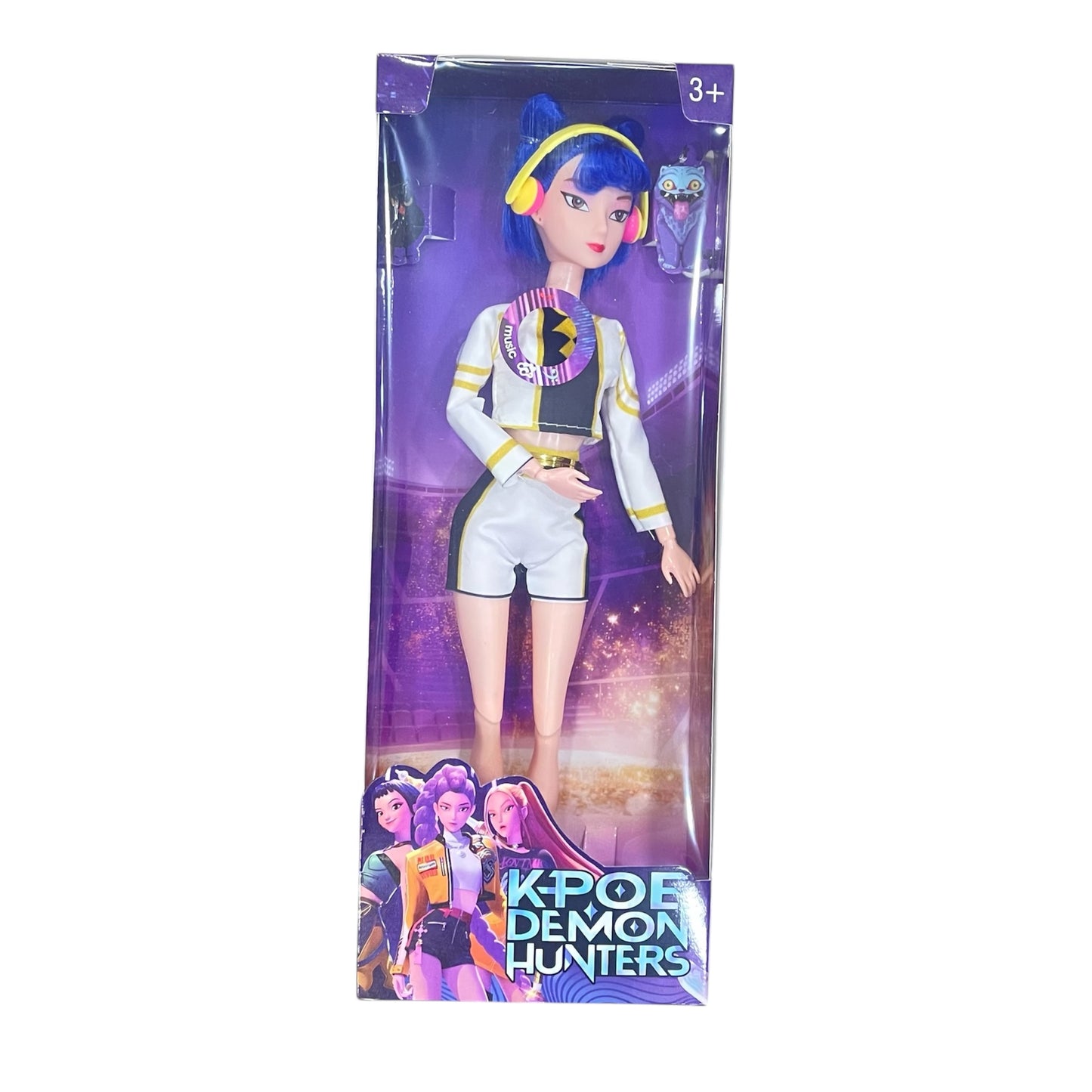 Muñecas K-Pop Hunters con 🎼música 🎼Golden con ropa Blanca