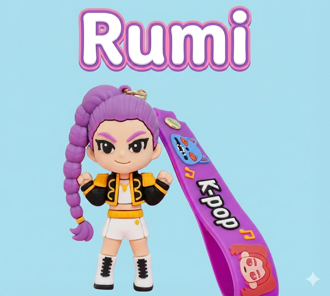 Llaveros Rumi, zoey, Mira de las guerreras K-Pop