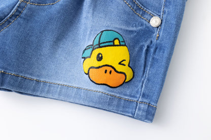 Conjunto niño bebé con pato de Primavera - Verano