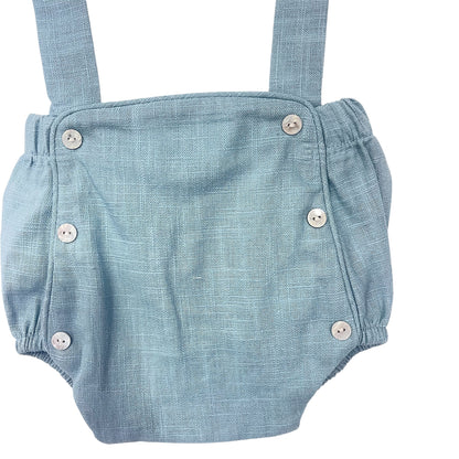 Conjunto ranita de niño en verde agua - Cosiendo Sueños