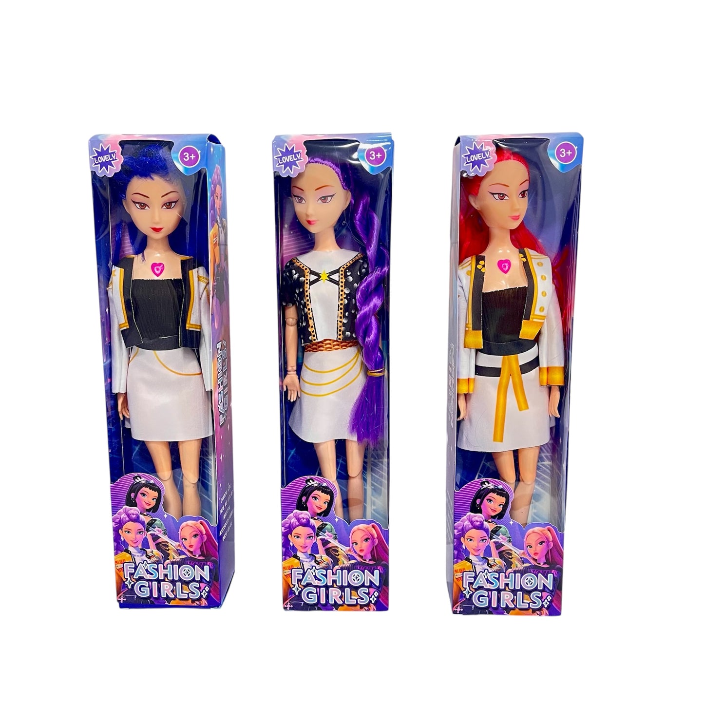 Muñecas K-Pop con ropa blanca  💘 con 🎼música 🎼Golden