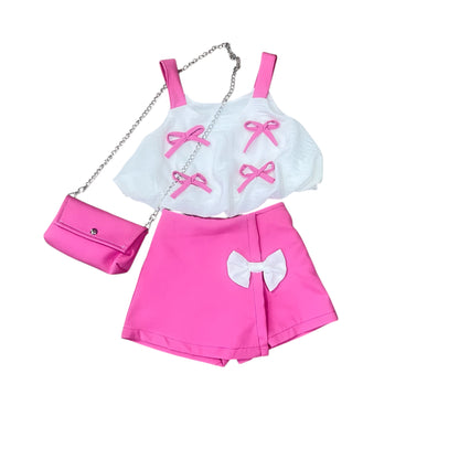 Conjunto niña lazos - Pronta Moda