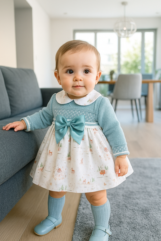 Vestido bebé, cuerpo punto
