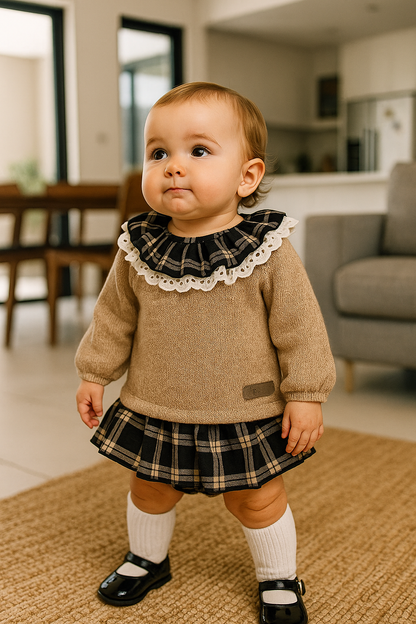 Conjunto de bebé niña con pololo Tramontana - Calamaro