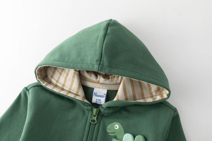 Sudadera con cremallera con dino - Newness invierno