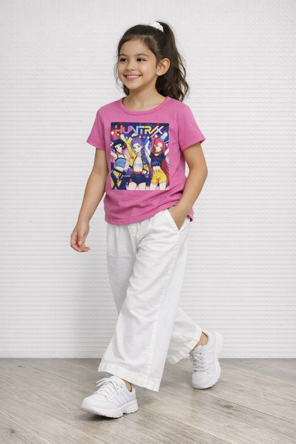 Camiseta manga corta en fucsia Huntrix - Pronta moda