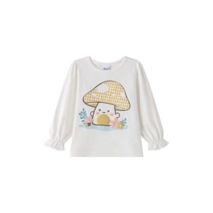 Camiseta niña 🍄‍🟫 seta - Newness