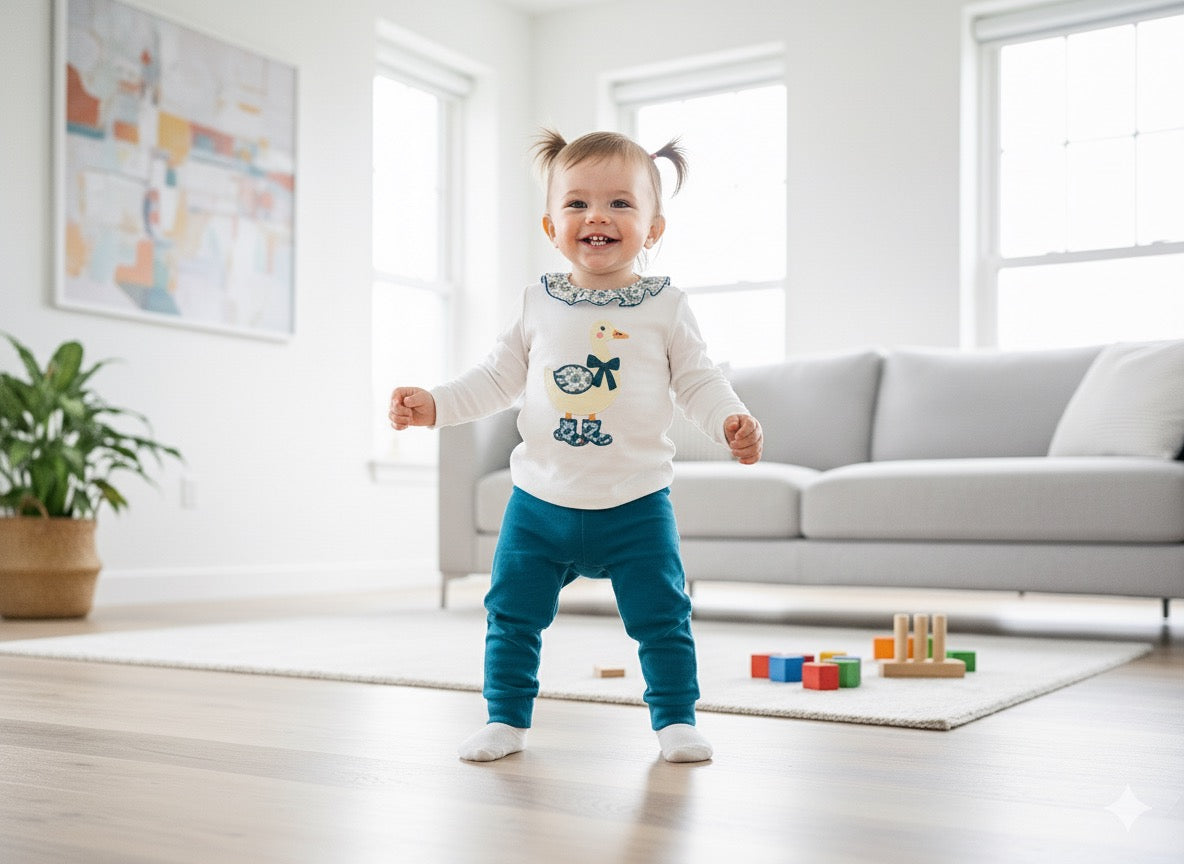 Chandal Oca con botas de bebé niña