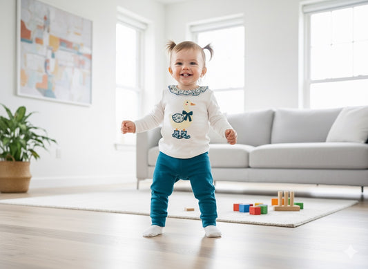 Chandal Oca con botas de bebé niña