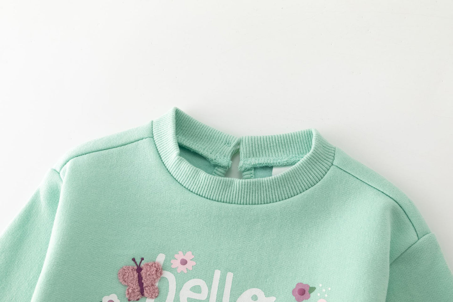 Sudadera bebé en verde agua - Newness invierno