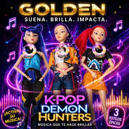 Muñecas K-Pop Hunters con 🎼música 🎼Golden