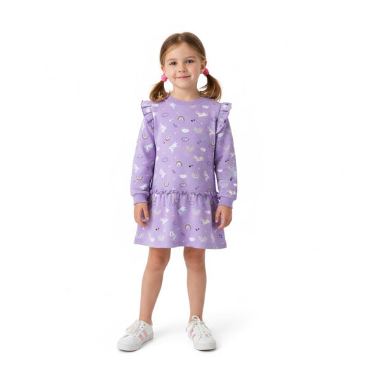 Vestido unicornio morado - Newness invierno 2024