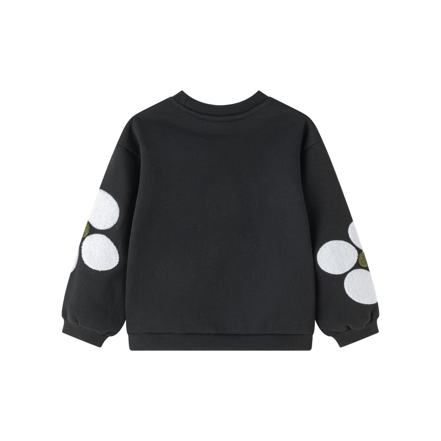 Sudadera niña con flores blancas y bordado chenile
- Newness