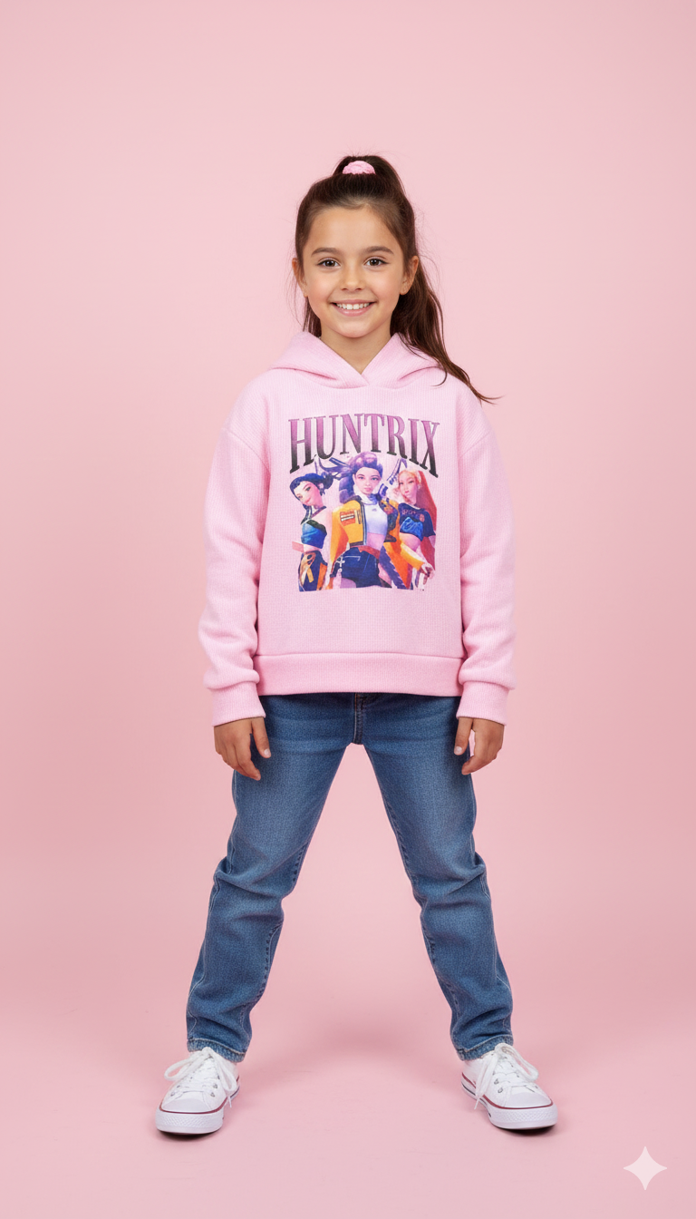 Sudadera rosa k-Pop - Pronta moda