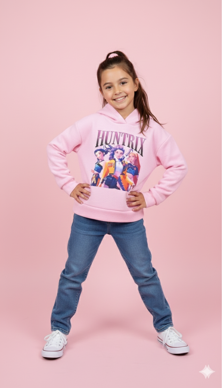 Sudadera rosa k-Pop - Pronta moda