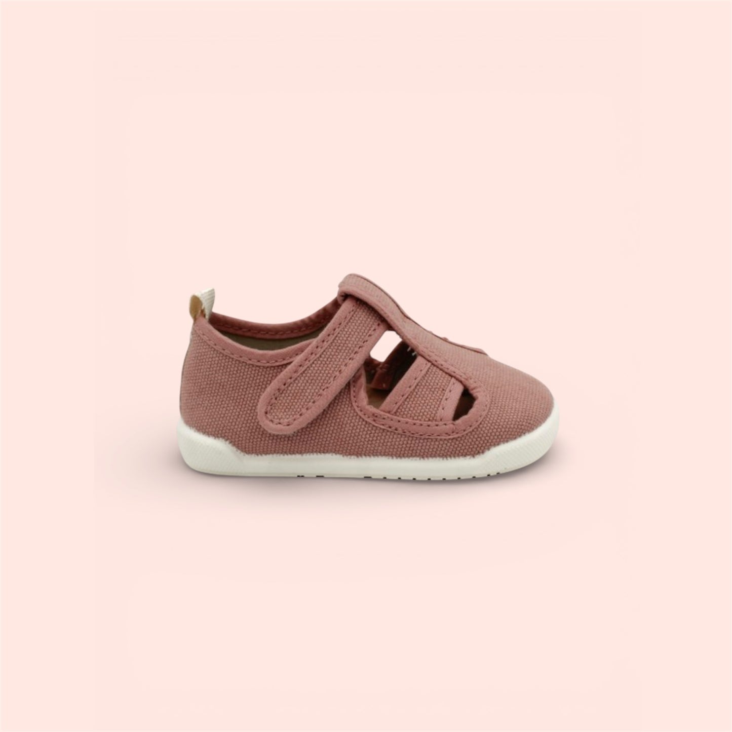 Zapatillas lonas respetuosas Rosa - Tokolate