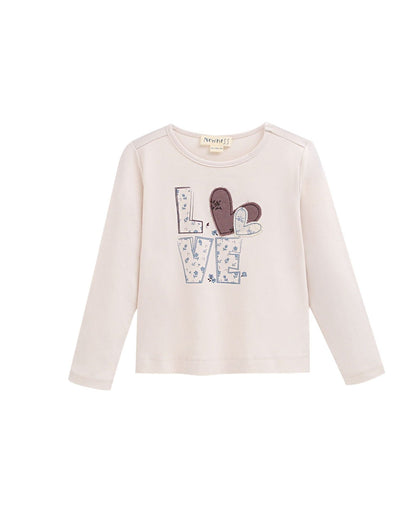 Camiseta niña LOVE  - Newness
