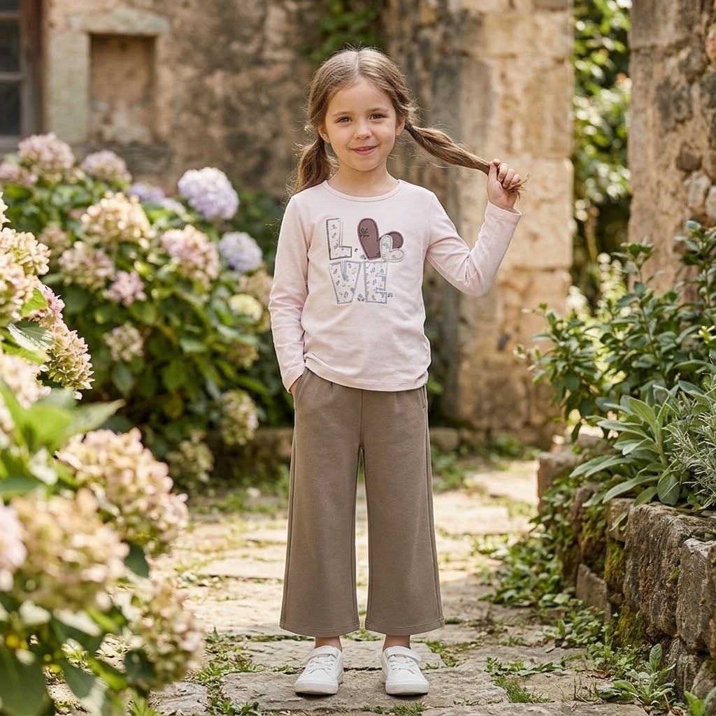 Camiseta niña LOVE  - Newness