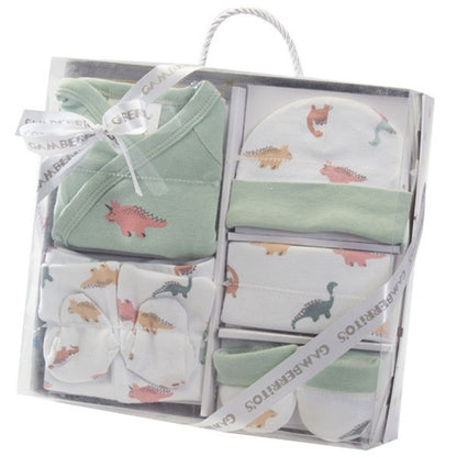 Juego infantil Dino 5 piezas verde - Gamberritos