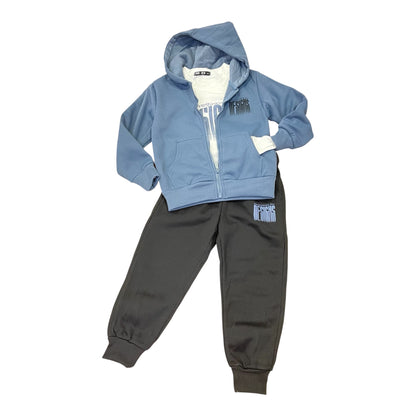 Chándal de niño oso en espalda de 3PZ (4- 12 años) - Pronta Moda