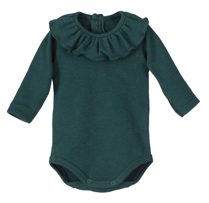 Body Titán Elas cuello volante verde ( 1-36 meses ) - Calamaro